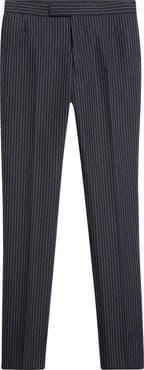 Thom Browne Fit 1 Pinstripe Wool Backstrap Pants