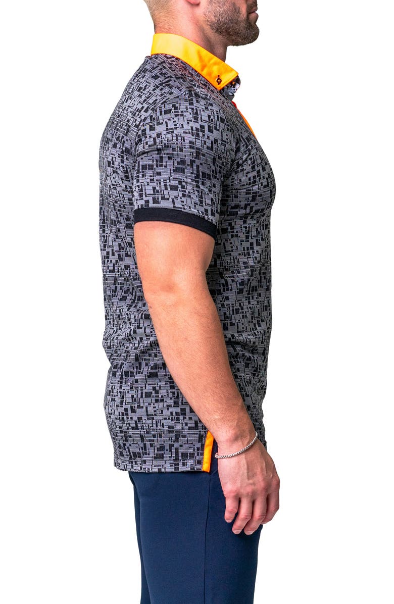 Maceoo Mozartraw Black Jersey Polo, Alternate, color, Black