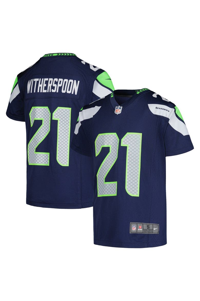 Youth Nike Devon Witherspoon College Navy Seattle Seahawks Game Jersey, Main, color, Navy