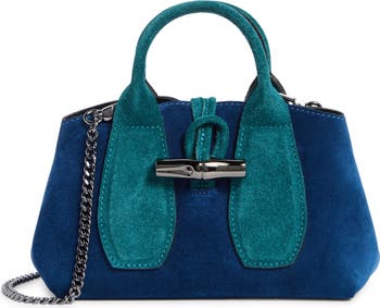 Ro Velour X-Small Top Handle Bag