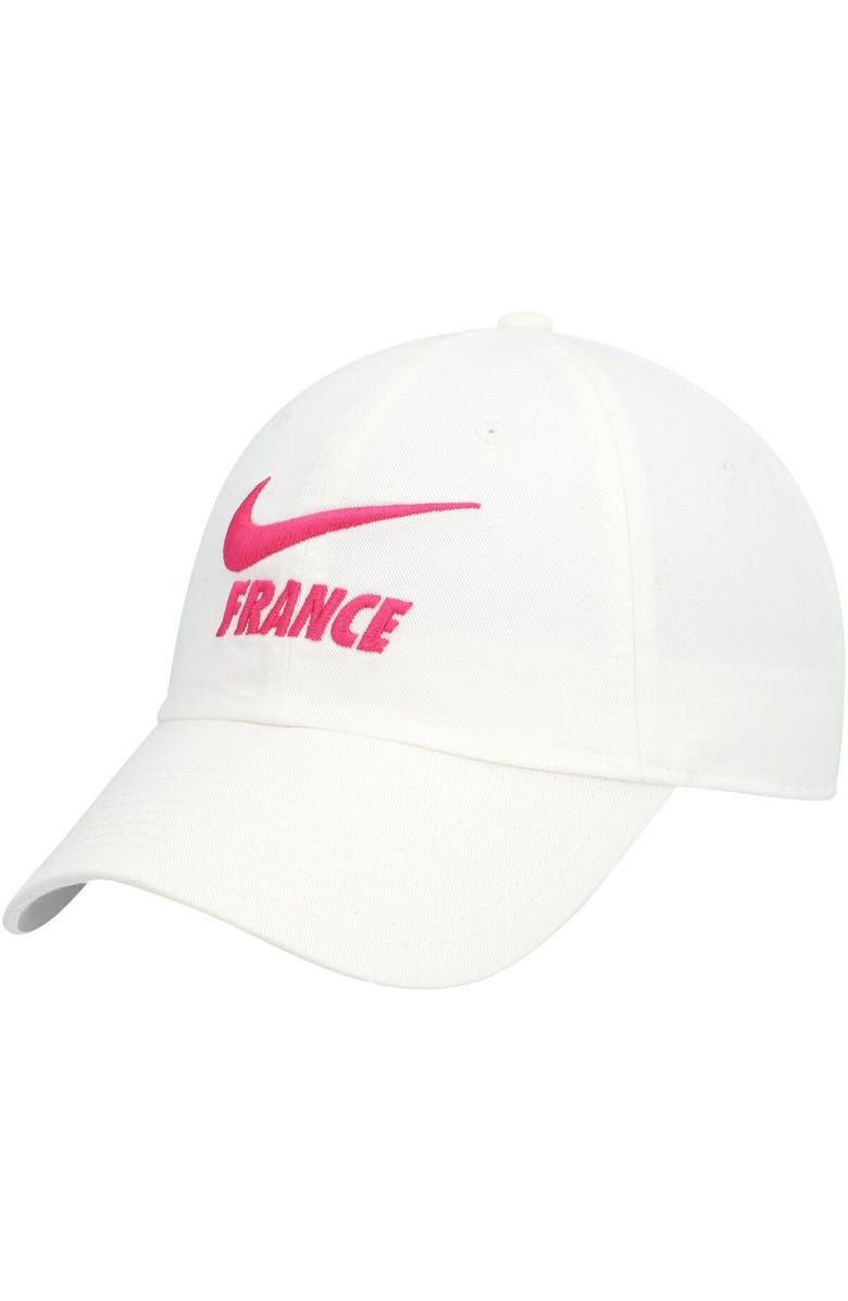Nike Women's Nike White France National Team Campus Adjustable Hat, Main, color, 
