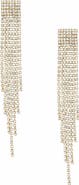 Ettika Crystal Fringe Drop Earrings