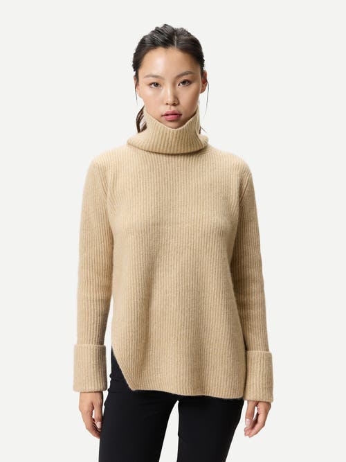 Gobi Cashmere Cashmere Sweater With Detachable Collar In Neutral