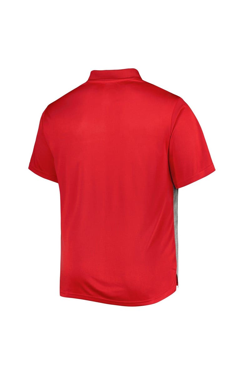 PROFILE Men's Scarlet/Gray Ohio State Buckeyes Big & Tall Polo, Alternate, color, 