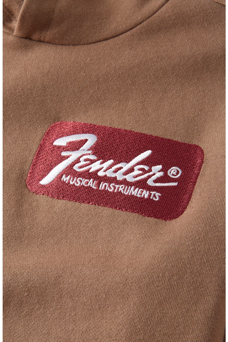 Kids' License Graphic Hoodie, Alternate, color, TAN PORTABELLA FENDER