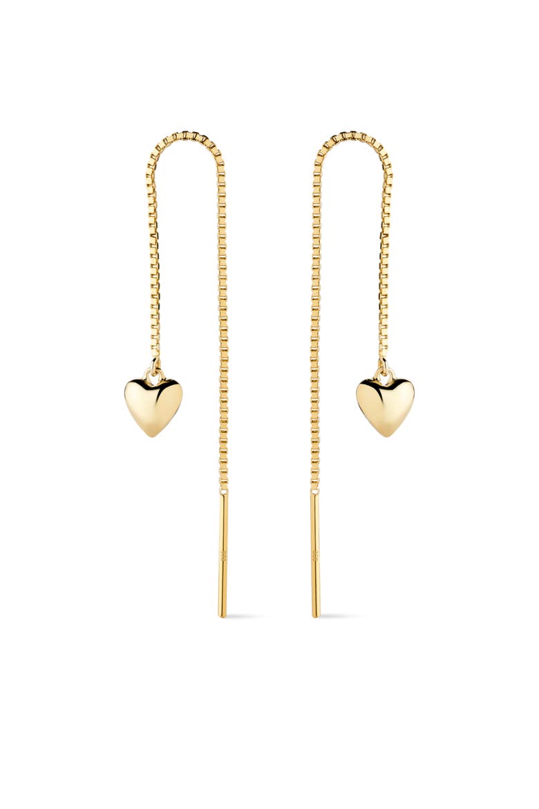 Threader Earrings - Lev Threaders, Main, color, Gold