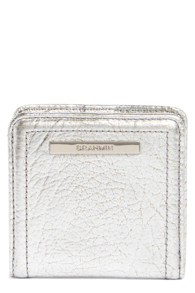 Jane Leather Wallet, Main, color, SILVER DUCHESS