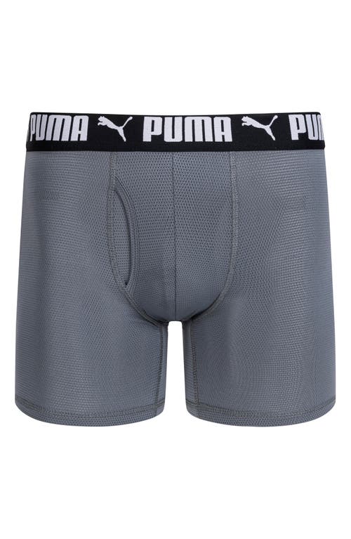 Puma 3-pack Mesh Boxer Briefs In Multi