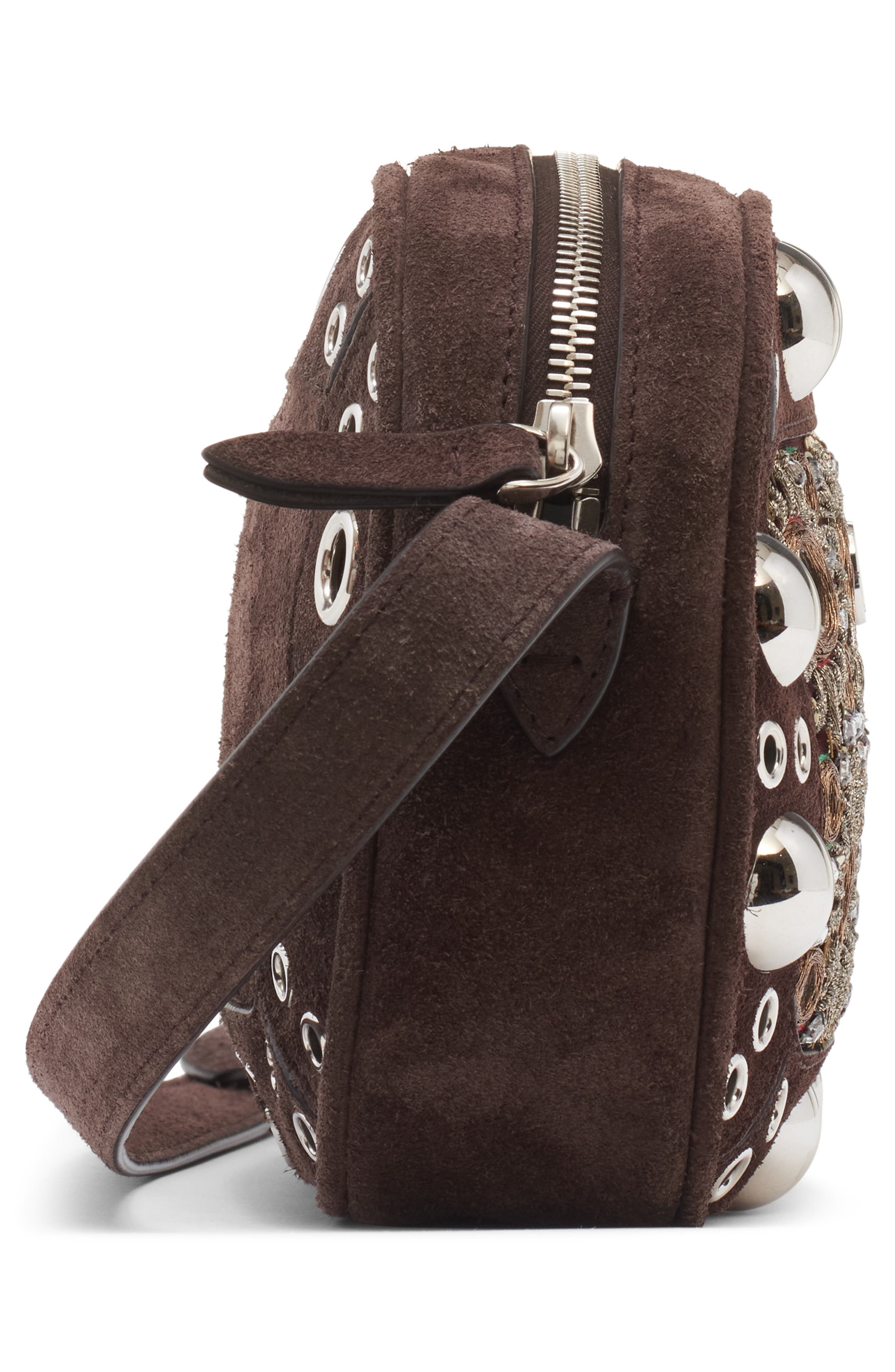 Valentino Garavani Nellcôte Leather Crossbody Bag, Alternate, color, 