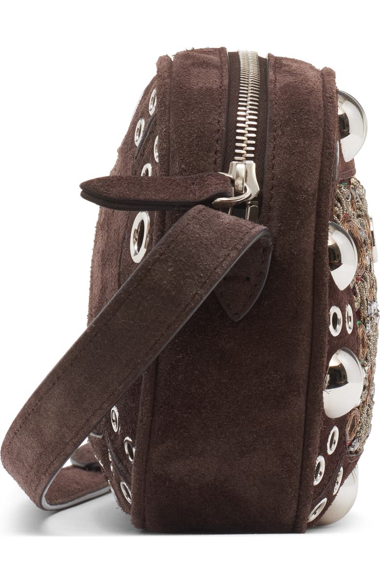 Valentino Garavani Nellcôte Leather Crossbody Bag, Alternate, color, Multicolor/ Testa Di Moro