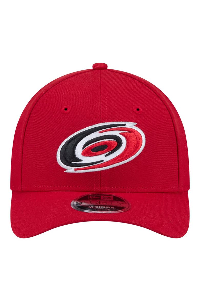 Men's New Era  Red Carolina Hurricanes COOLERA 9FORTY M-Crown Adjustable Hat, Alternate, color, Red