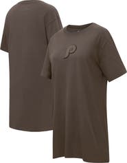 PRO STANDARD Women's Pro Standard Brown Philadelphia Phillies Neutral T-Shirt Dress