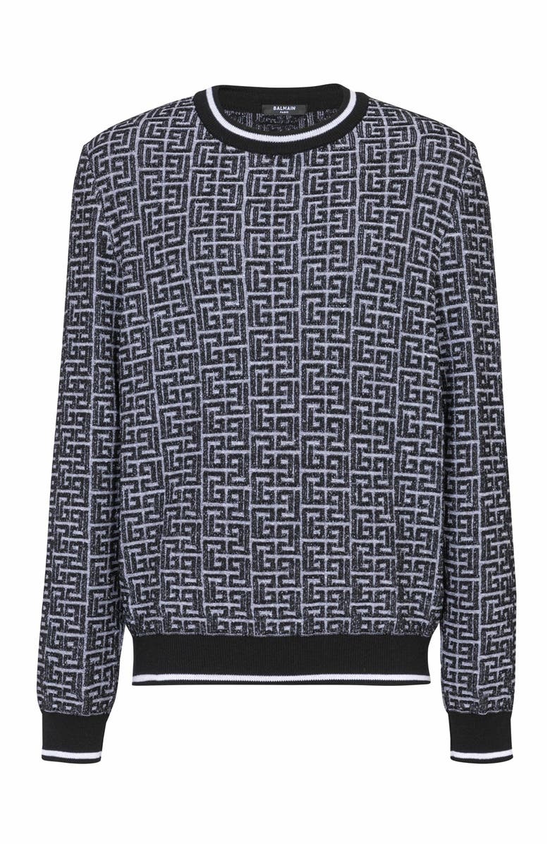 Balmain Pb Labyrinth Knit Jumper, Main, color,