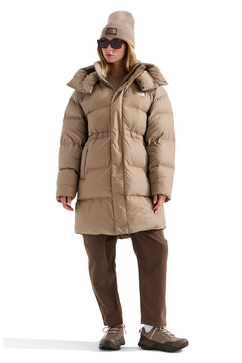 Oversized Water Repellent Puffer Parka, Alternate, color, GARNET