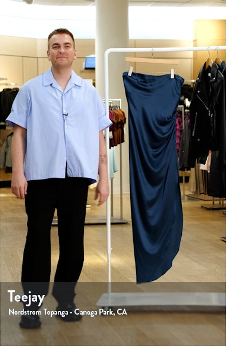 Janae Silk Cocktail Dress, sales video thumbnail