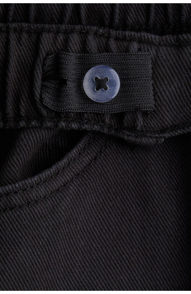 H&M Twill shorts, Alternate, color, Black