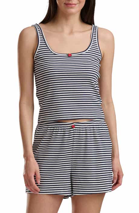 Splendid Feeder Striped Tank and Boxer Pajamas