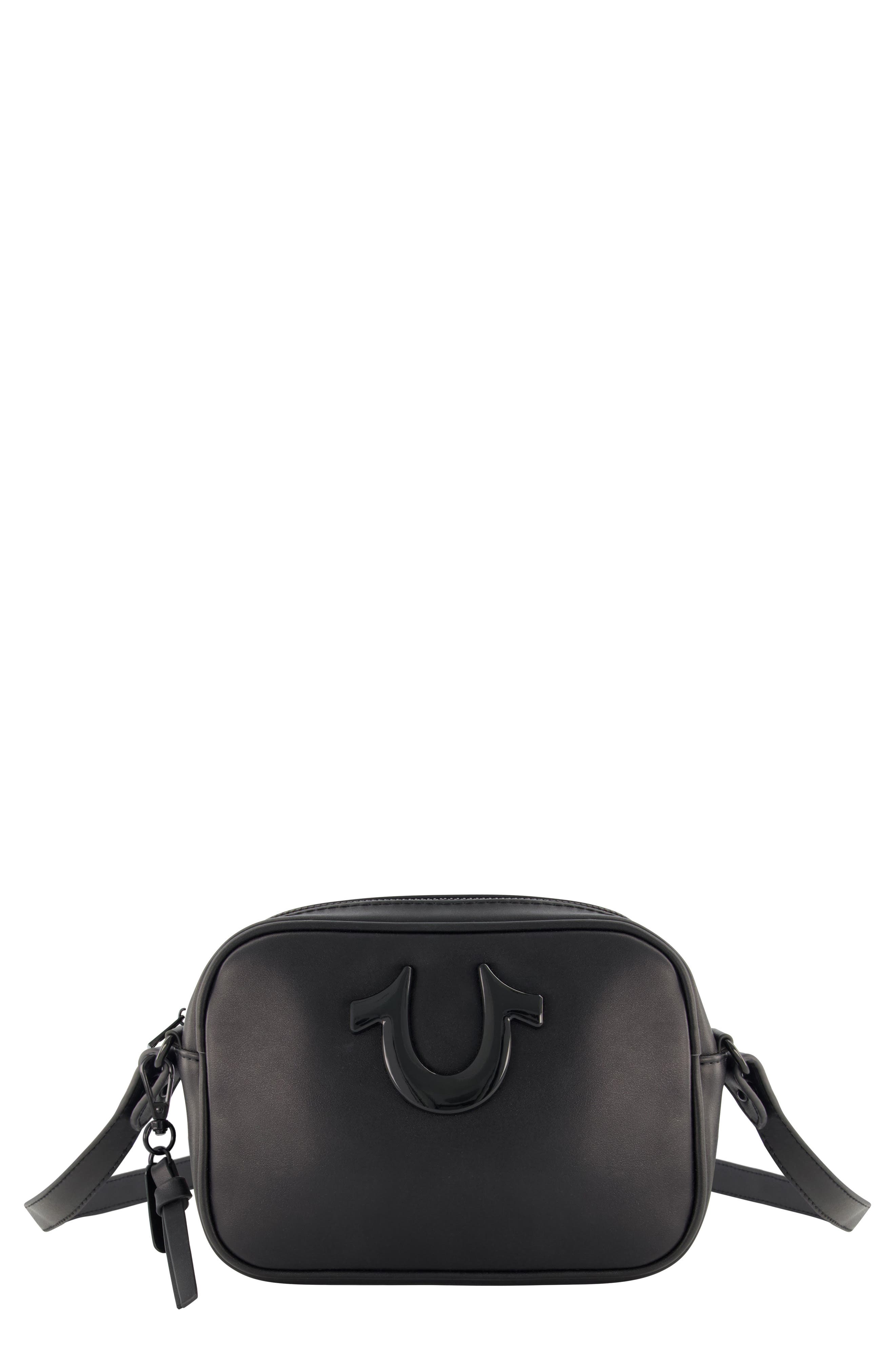True Religion Brand Jeans Horseshoe Camera Crossbody Bag, Main, color, 
