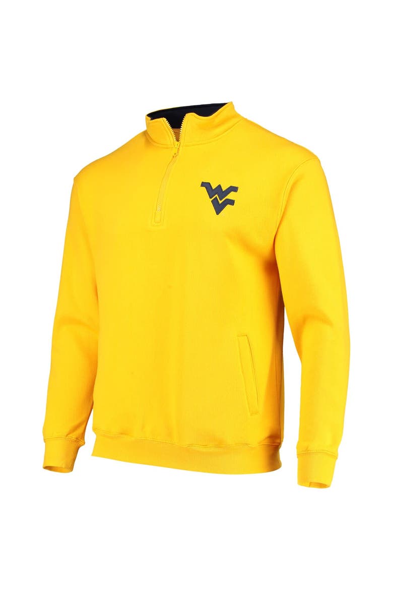 Men's Colosseum Gold West Virginia Mountaineers Tortugas Logo Quarter-Zip Jacket, Alternate, color, Gold