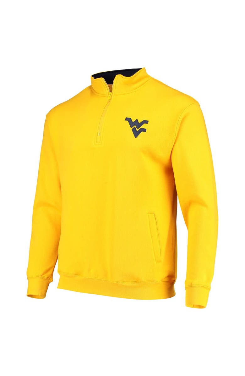 COLOSSEUM Men's Colosseum Gold West Virginia Mountaineers Tortugas Logo Quarter-Zip Jacket, Alternate, color, Gold