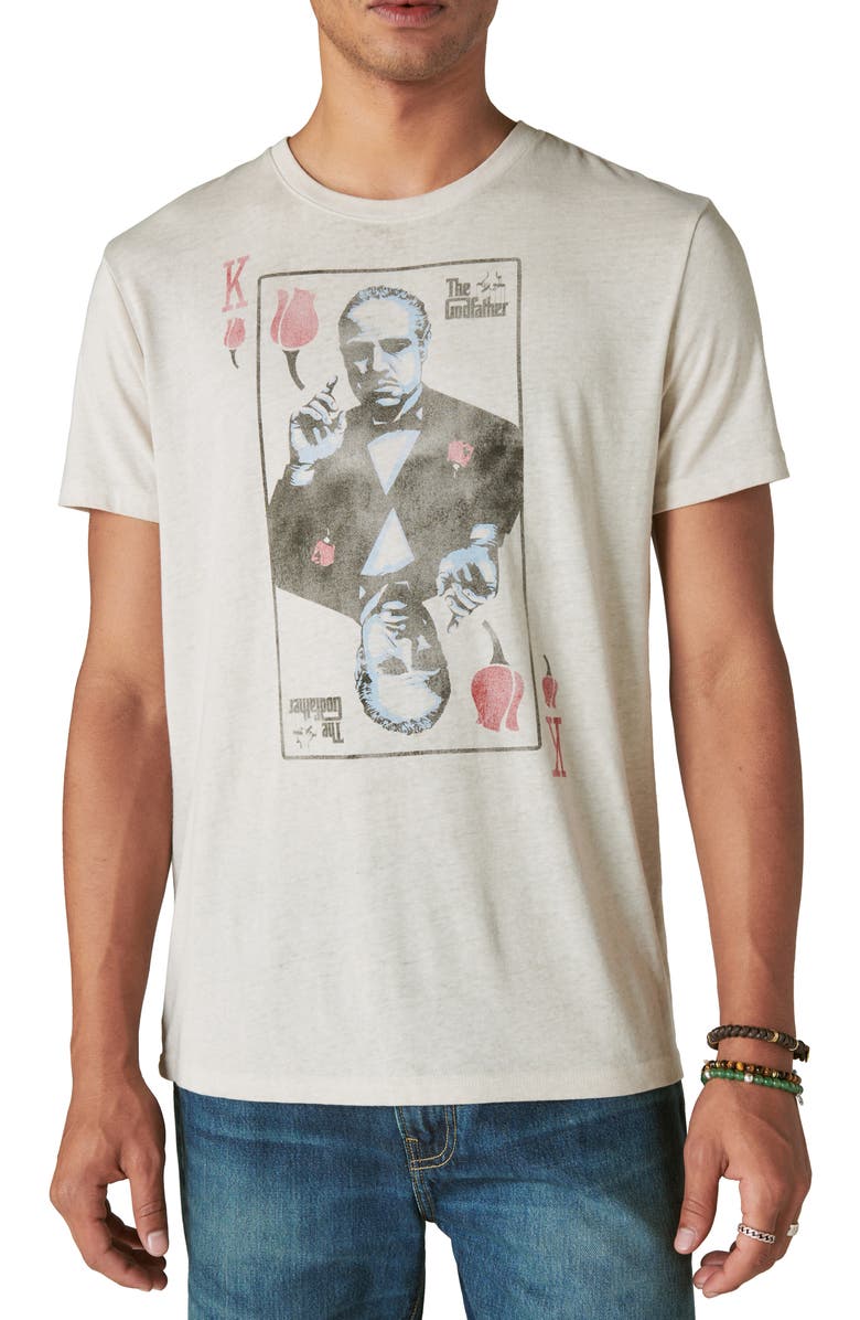 Lucky Brand The Godfather Card Graphic T-Shirt, Main, color,
