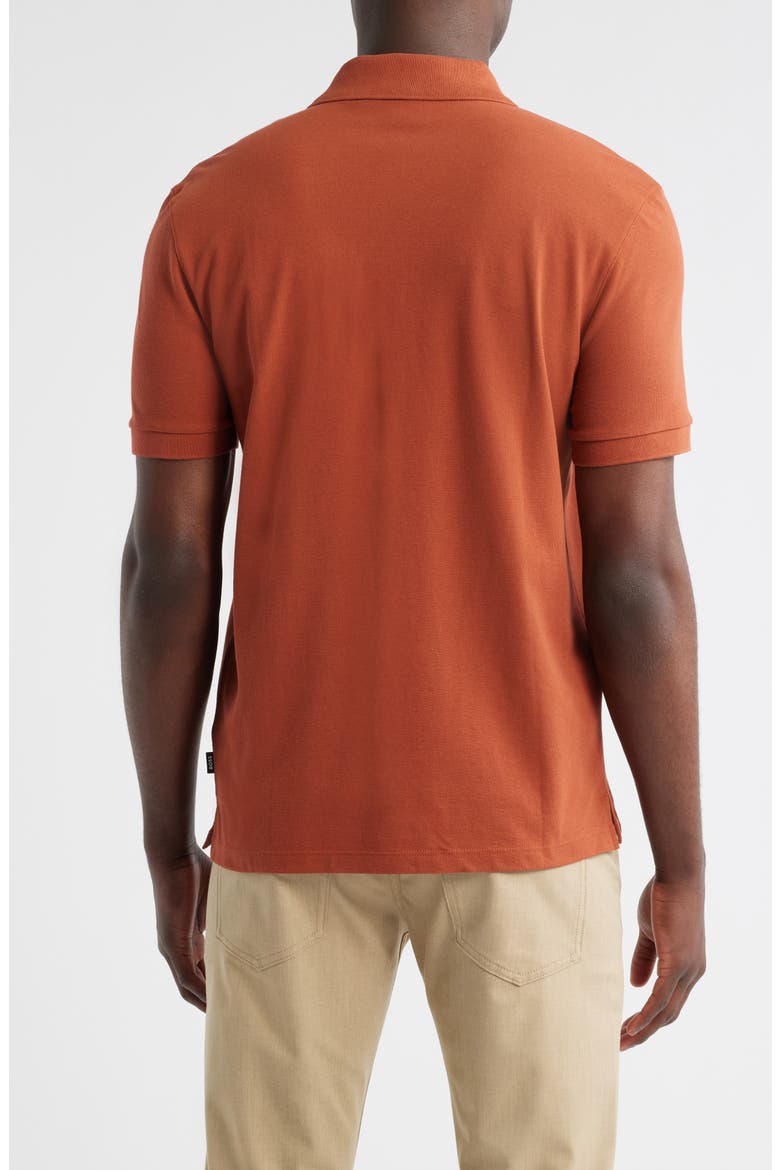 Pallas Cotton Polo, Alternate, color, DARK ORANGE