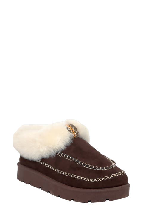 Pembroke Faux Fur Lined Slipper