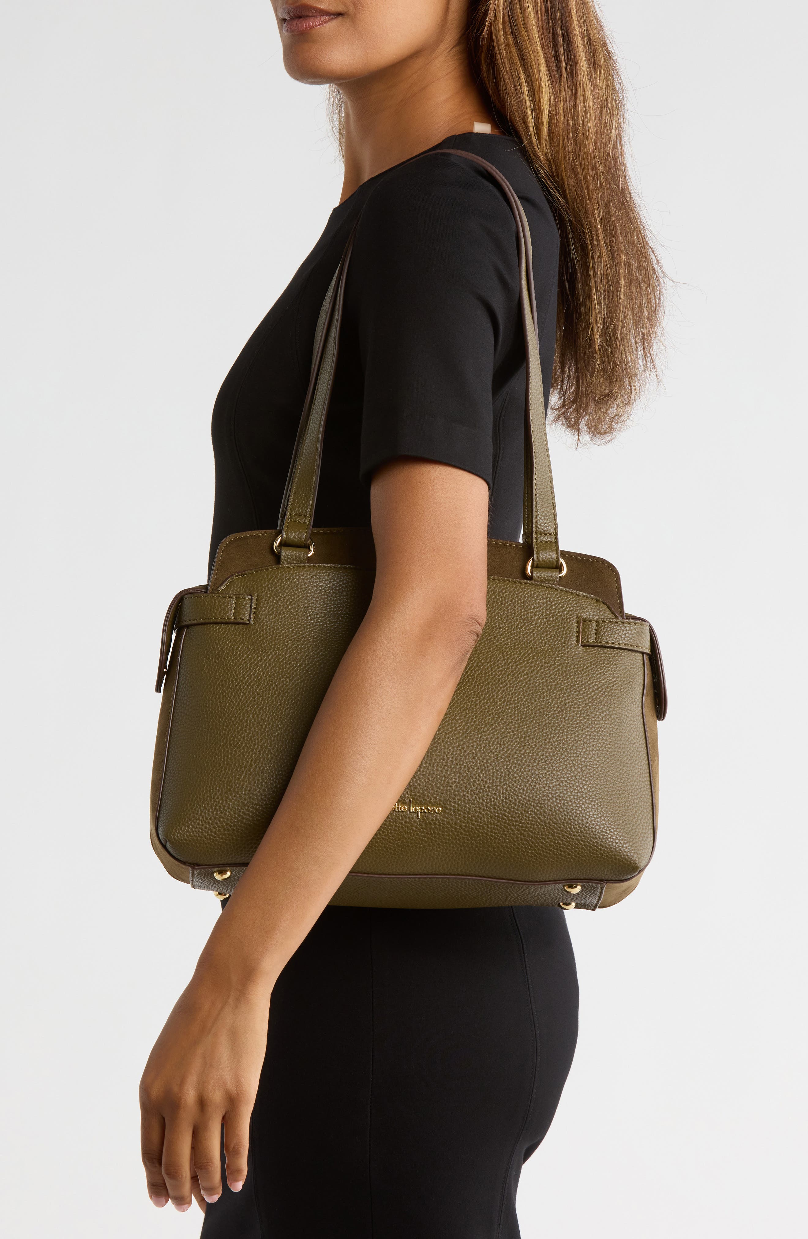 Nanette Lepore Kathryn Triple Section Shoulder Bag, Alternate, color, 