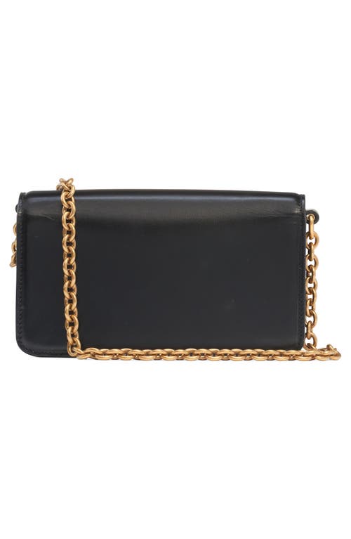 Valentino Small Clutch Gold-tone Hardware In Nero