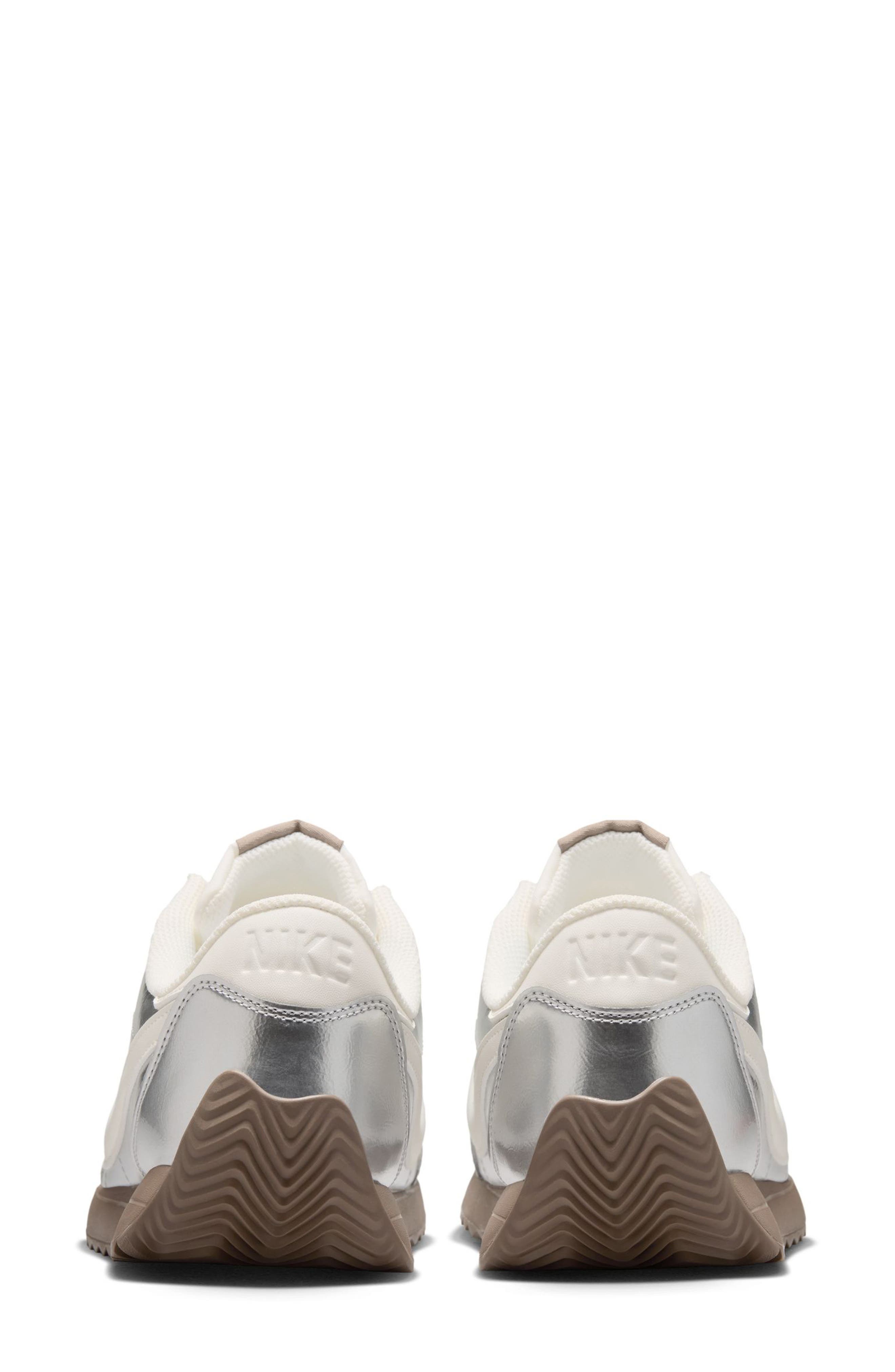 Nike Pacific Low Top Sneaker, Alternate, color, Metallic Silver/ Sail/ Brown