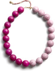 BaubleBar Jane Rainbow Semiprecious Beaded Necklace