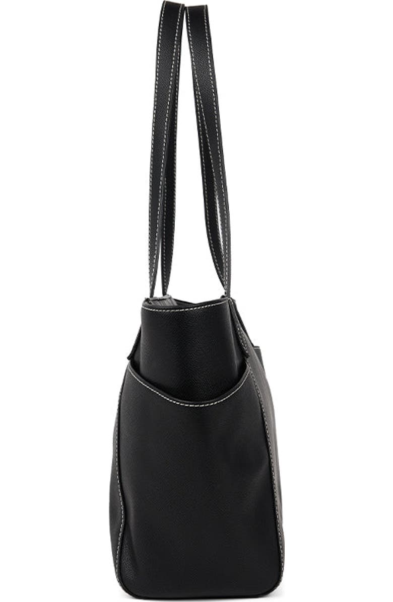 Lambert Opale - Vegan Leather Tote Bag, Alternate, color, Black