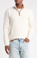 T.R. PREMIUM Quarter-Zip Mock Neck Sweater