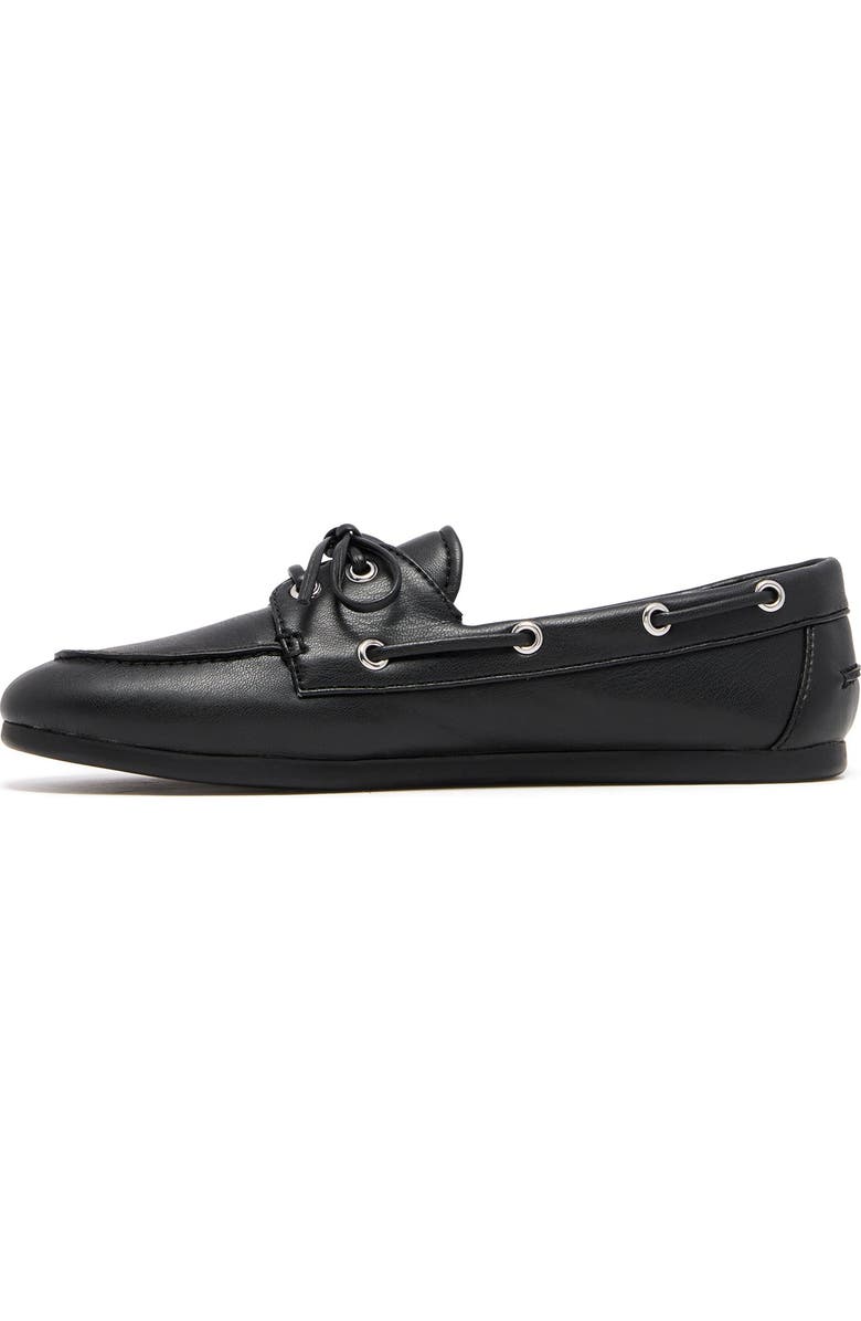 Therapy Australia Sailor Boat Shoe, Alternate, color, Black Pu