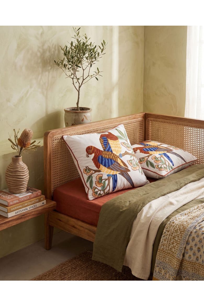 Chandler Throw Pillow Cover, Alternate, color, Multicolored