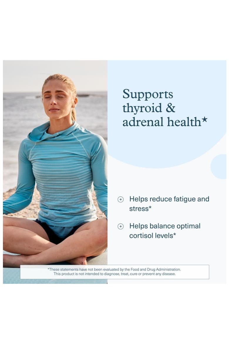 Thyroid Adrenal Support Wellness Capsules 60 capsules, Alternate, color, None