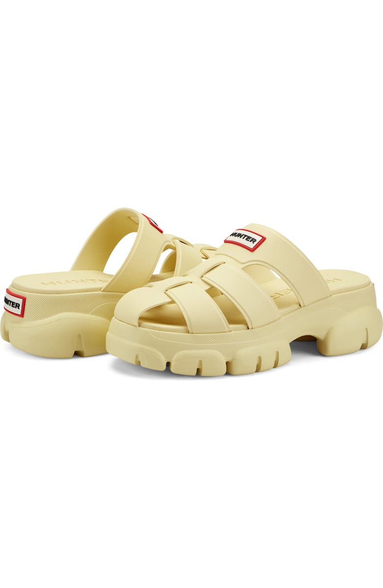 Hunter Bonnie Lug Sole Slip-On Shoe, Alternate, color, Yellow