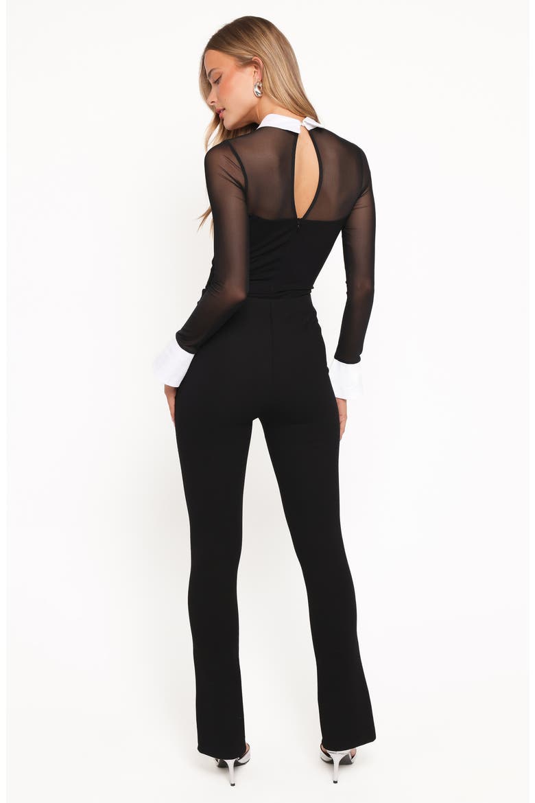 Ethan Tuxedo Bodysuit, Alternate, color, BLACK