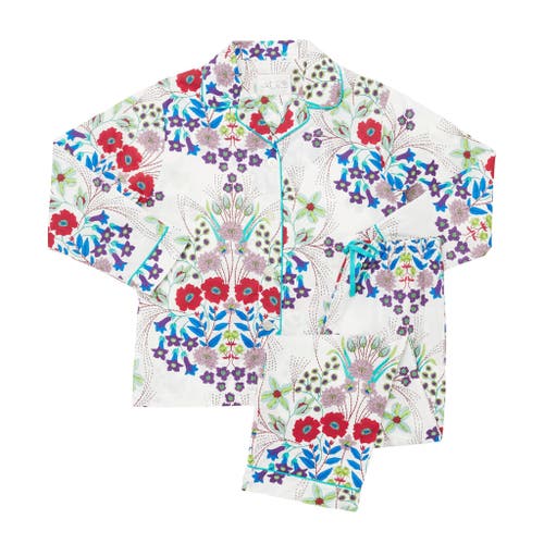 The Cat's Pajamas Luxe Pima Pajama Set In Pink