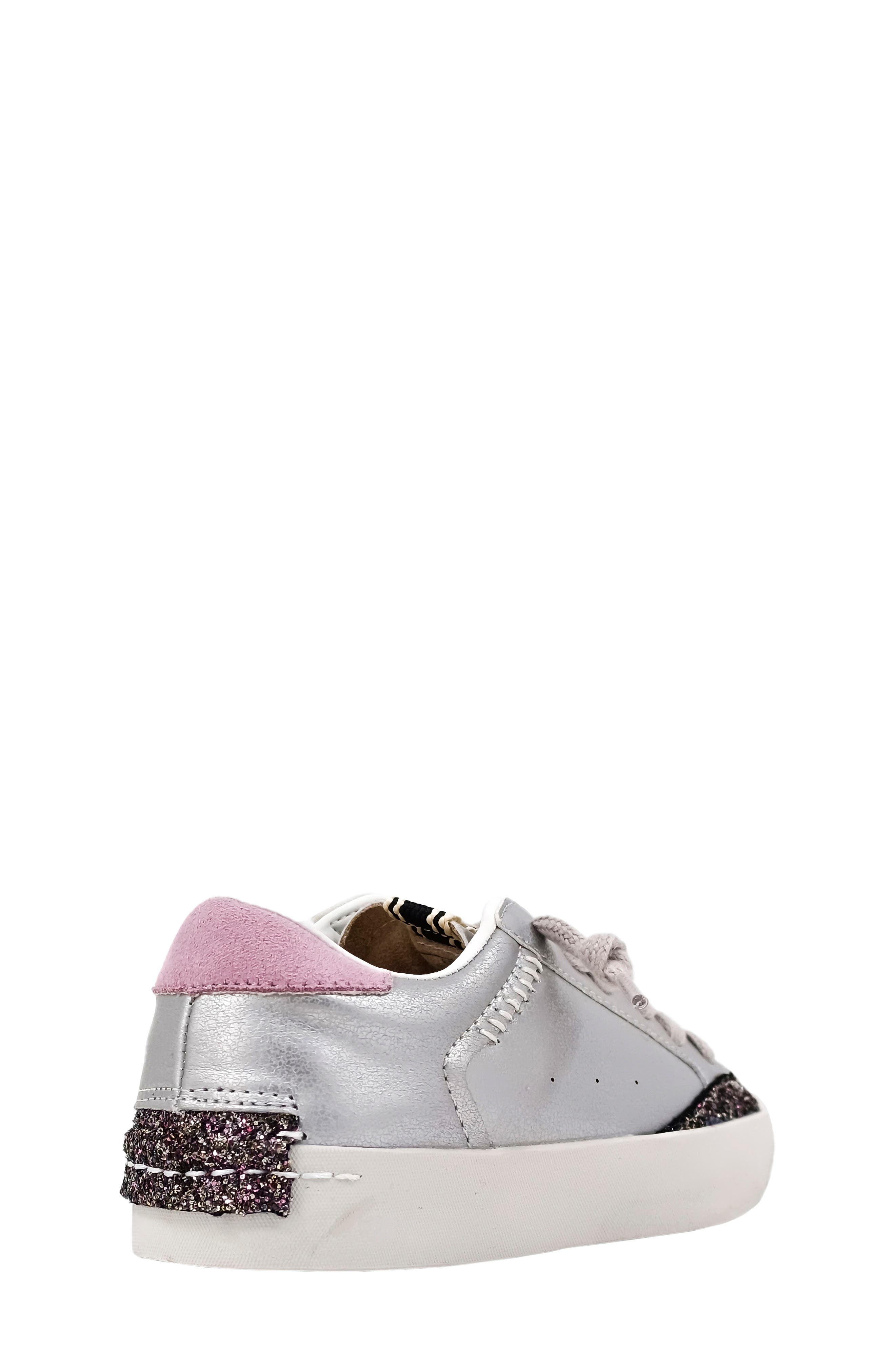 Kids' Ruby Sneaker, Alternate, color, SILVER