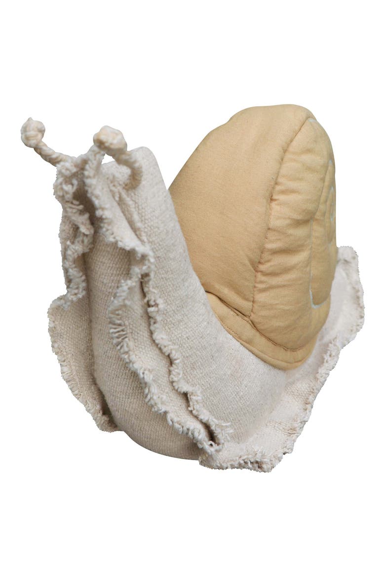 Lazy Snail Cushion, Main, color, NATURAL HONEY