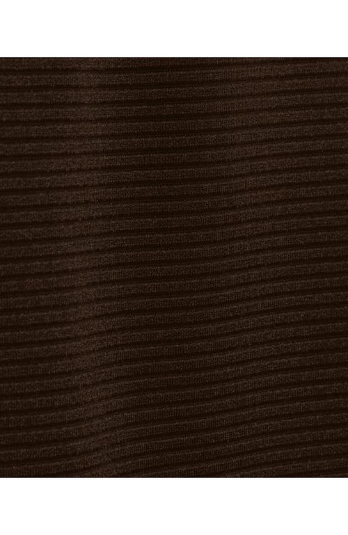 Lands' End Plus Size Shine Ribbed Tankini Top And High Waisted Bottom Swimsuit Set