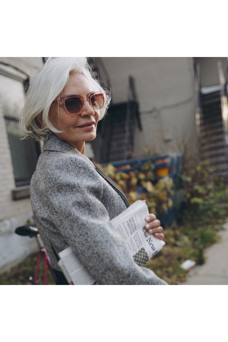 Ysée Sunglasses, Alternate, color, Pink