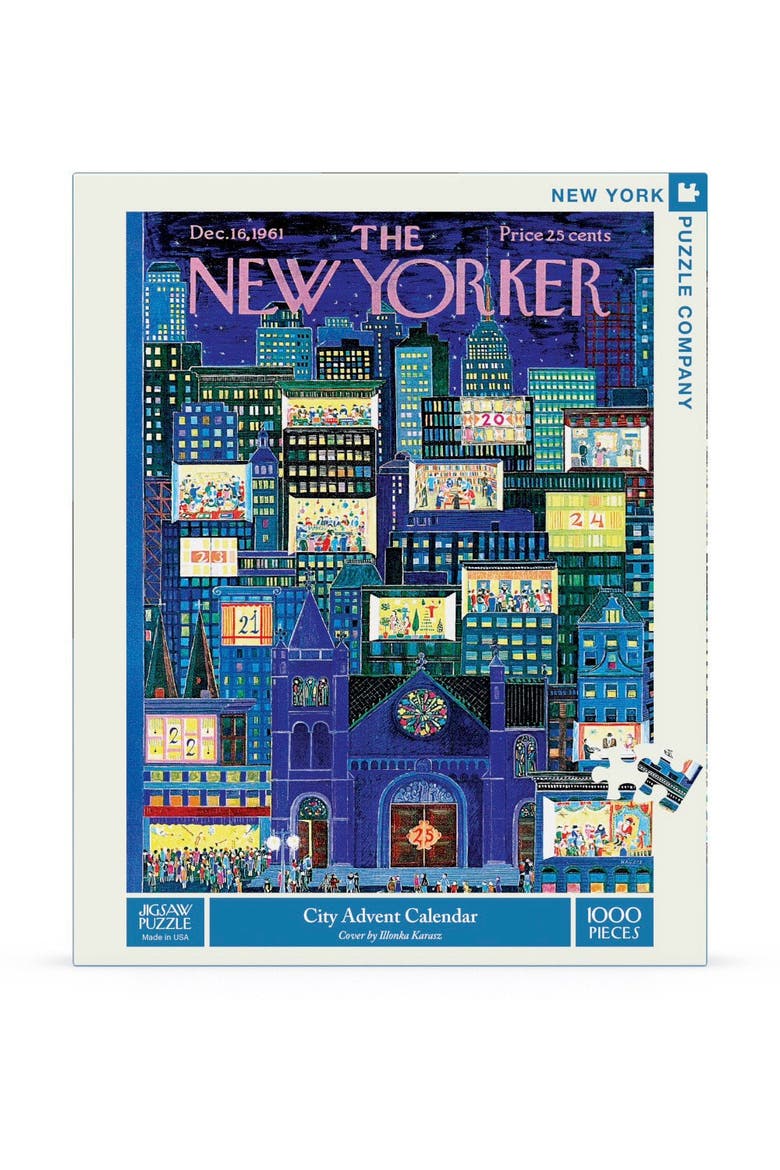 City Advent Calendar 1000 Piece Puzzle, Main, color, No Color