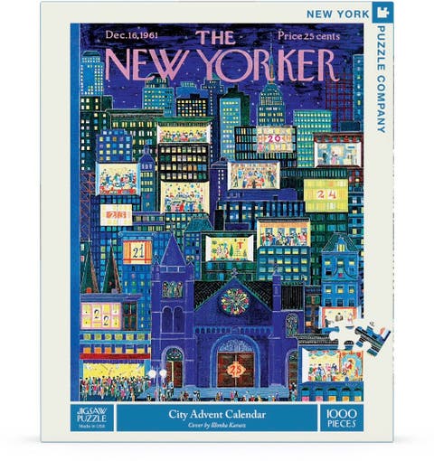 City Advent Calendar 1000 Piece Puzzle