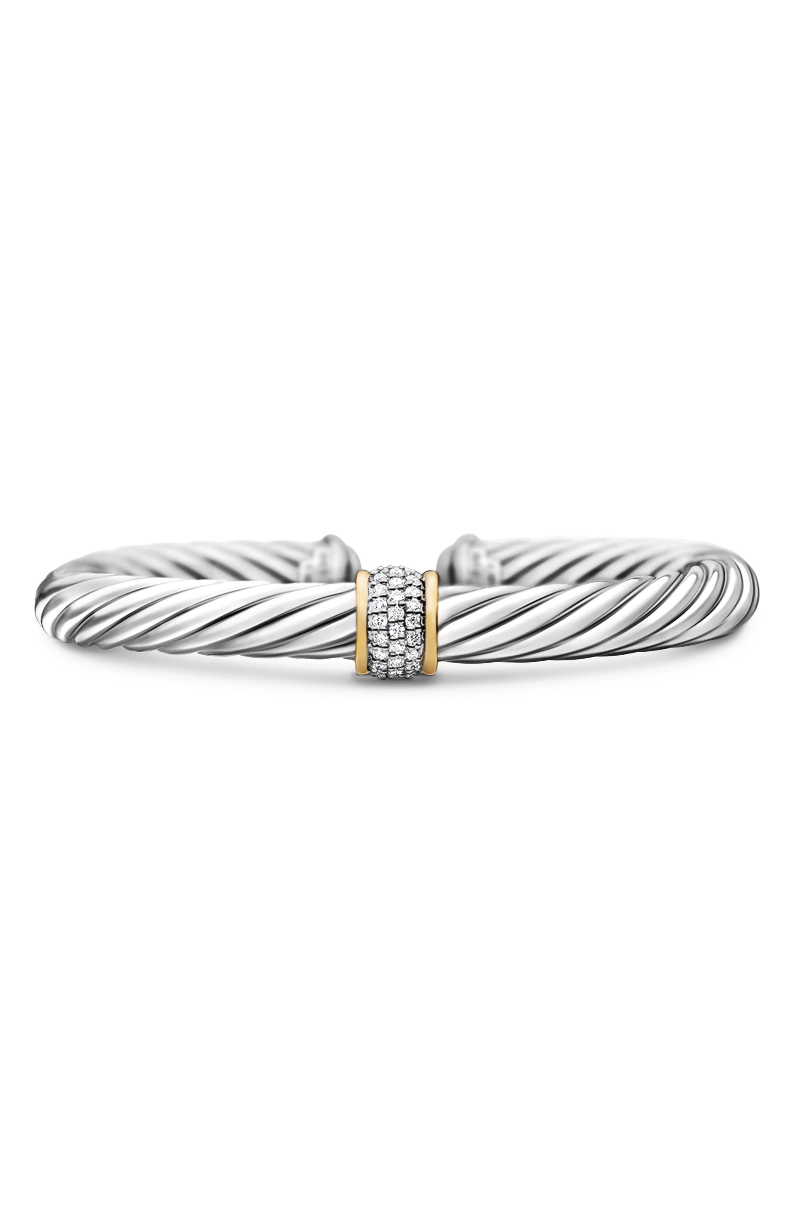selected SILVER WITH 18K GOLD/DIAMOND