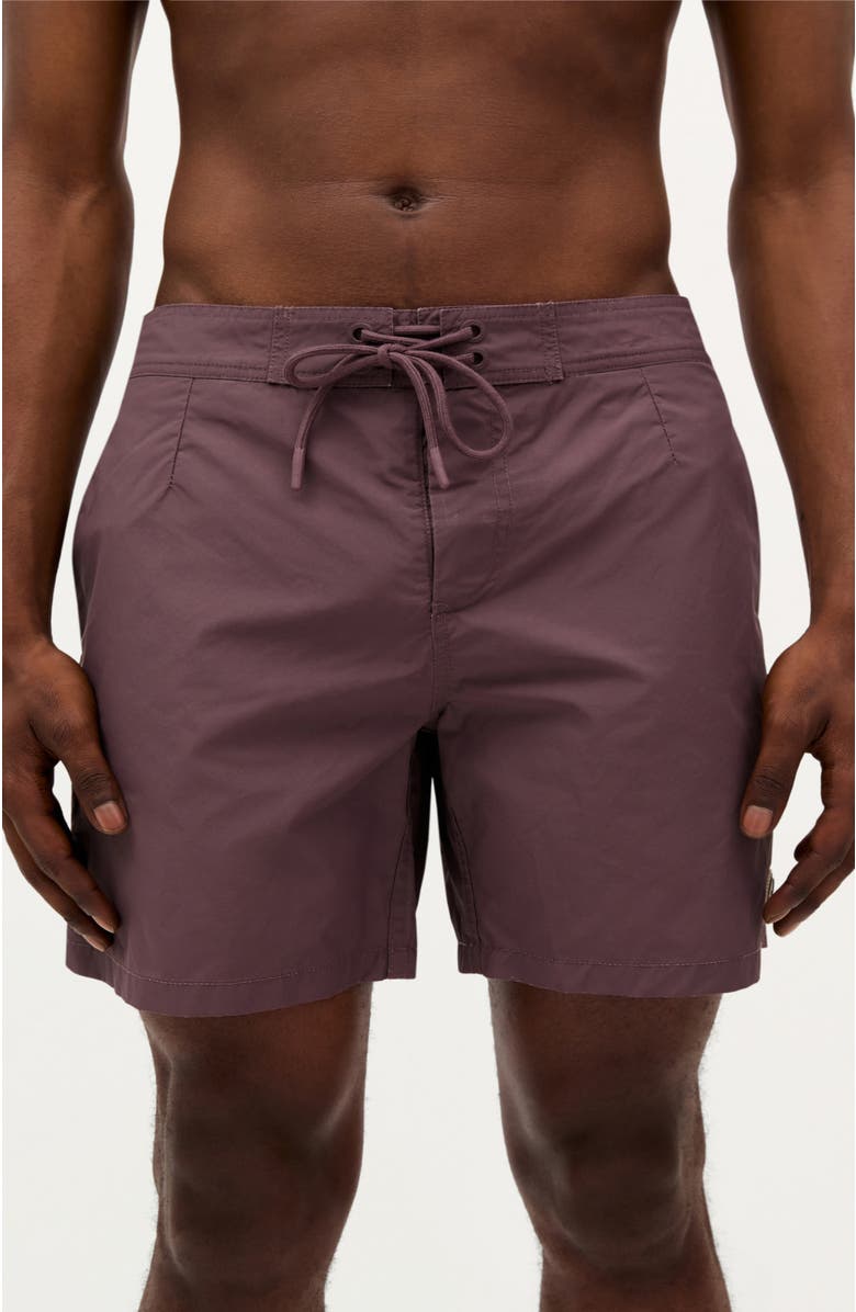 Scalpers Short Delave Swimsuit, Main, color, Burgundy