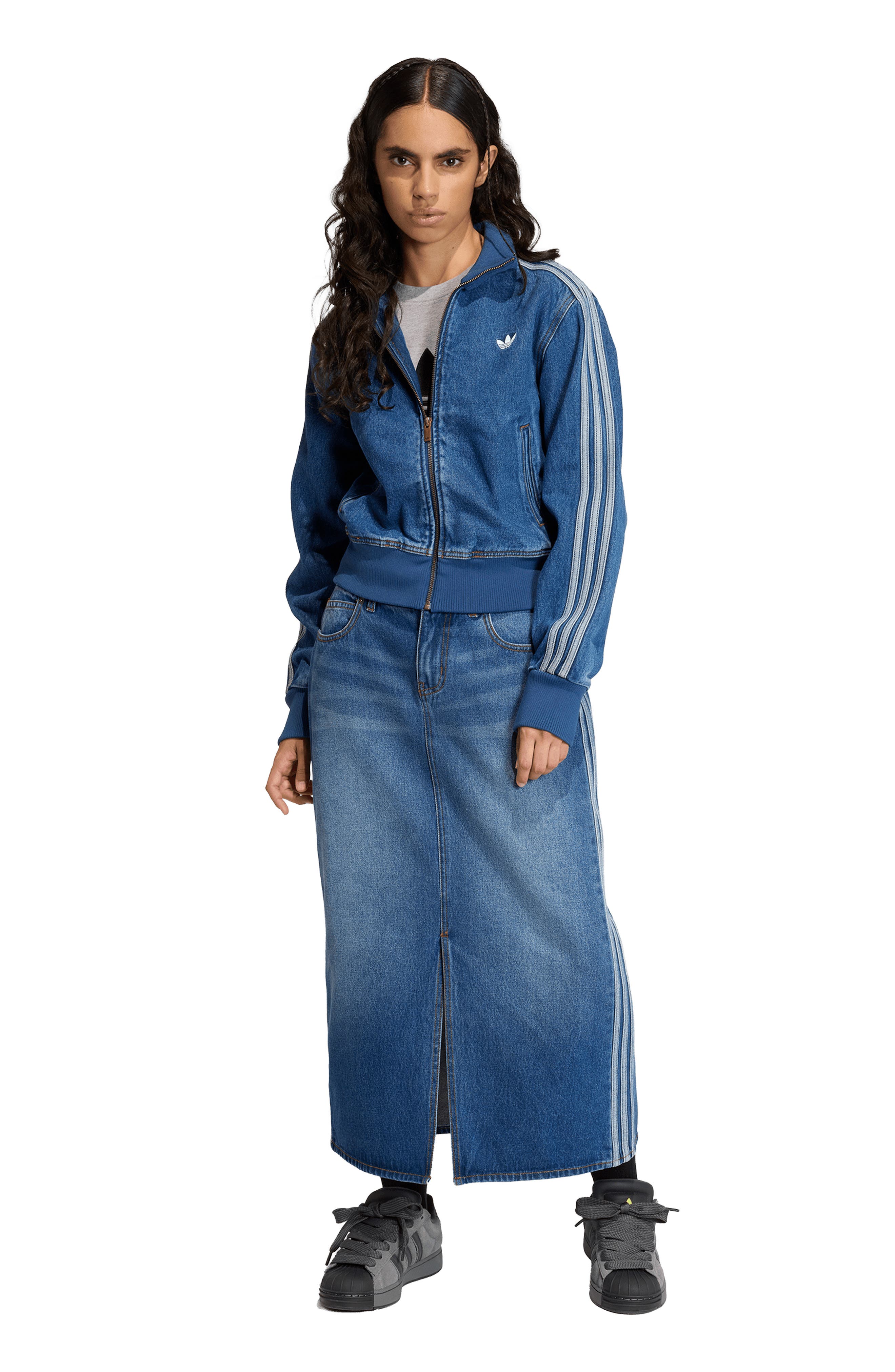 Firebird Denim Track Jacket (Women) | Nordstrom