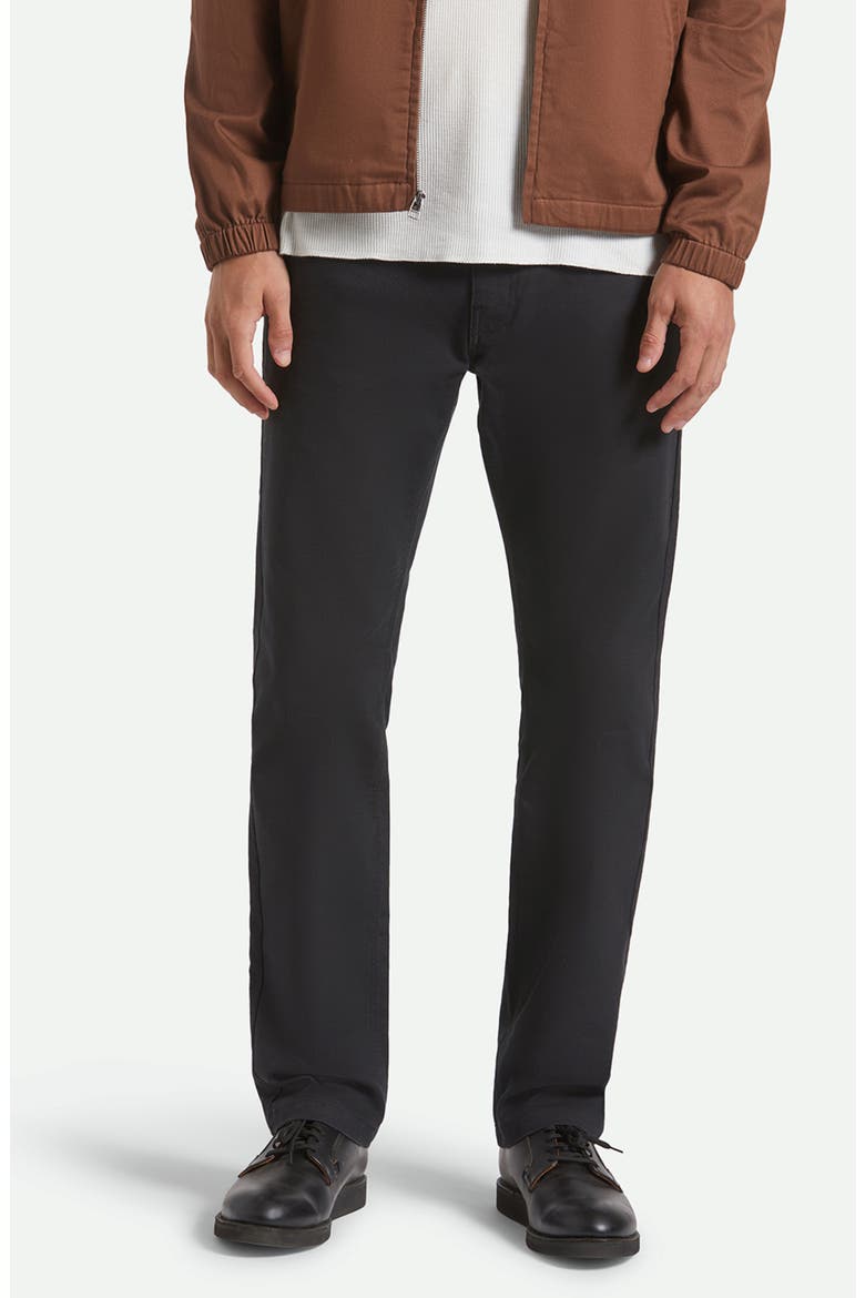 Builders Five-Pocket Pants, Main, color, BLACK