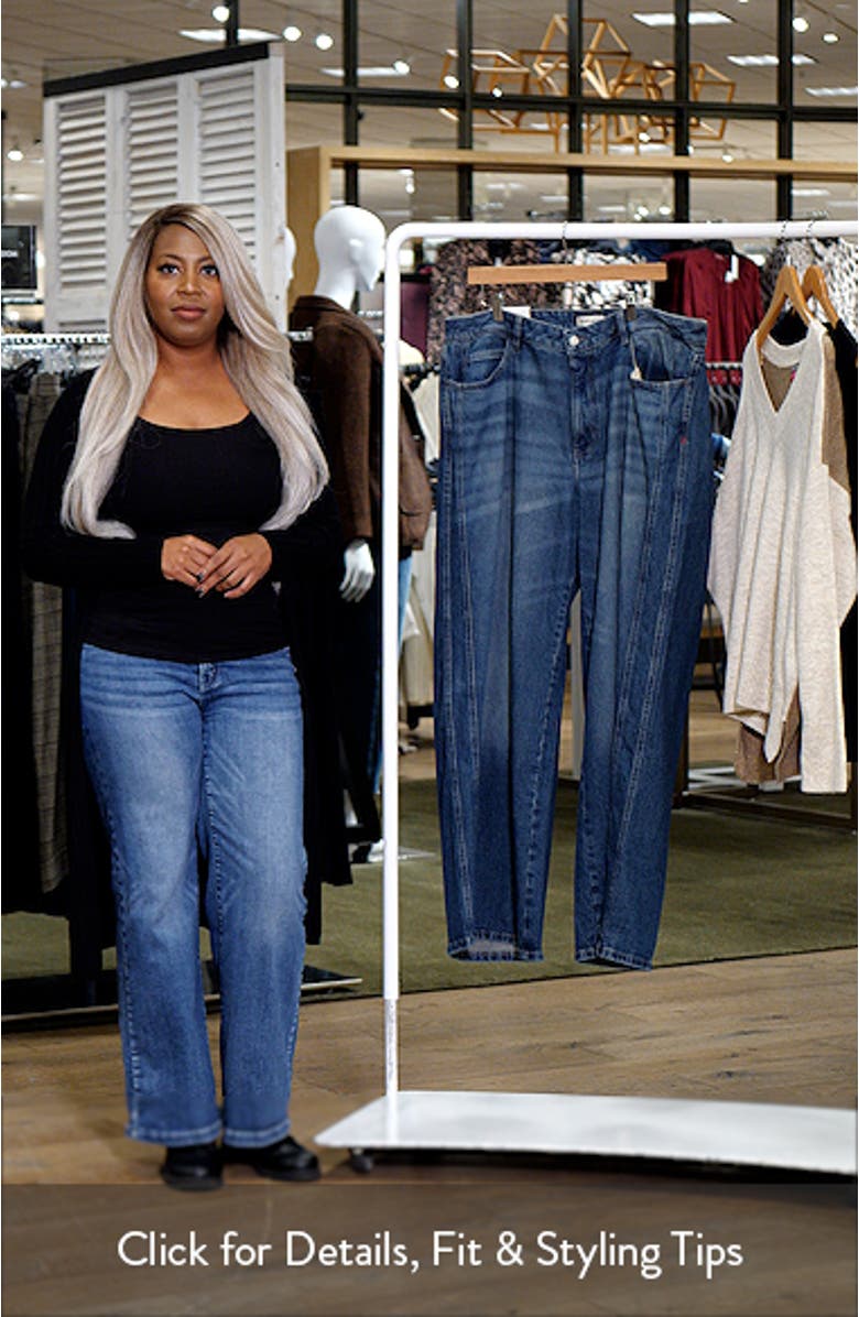 NCE High Waist Wide Leg Jeans, sales video thumbnail